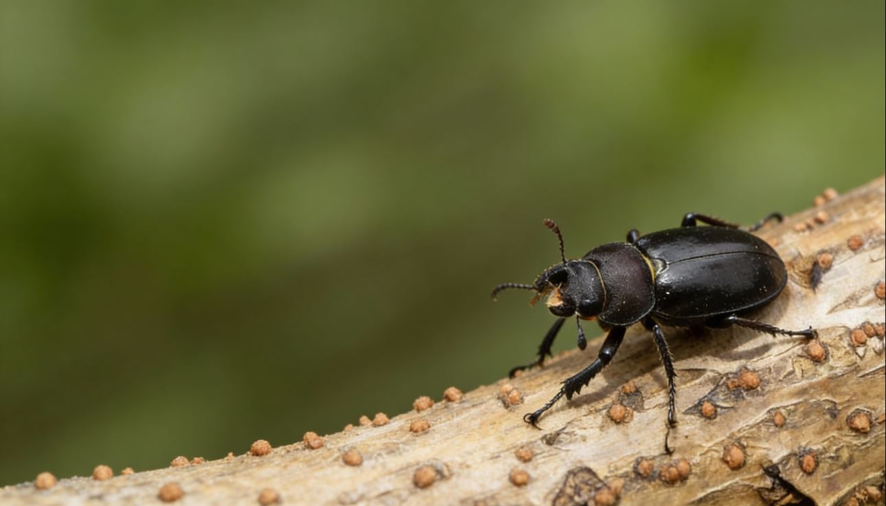ミヤマクワガタのメス